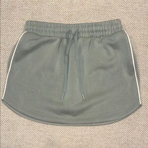 Green Athletic Skort with White Trim